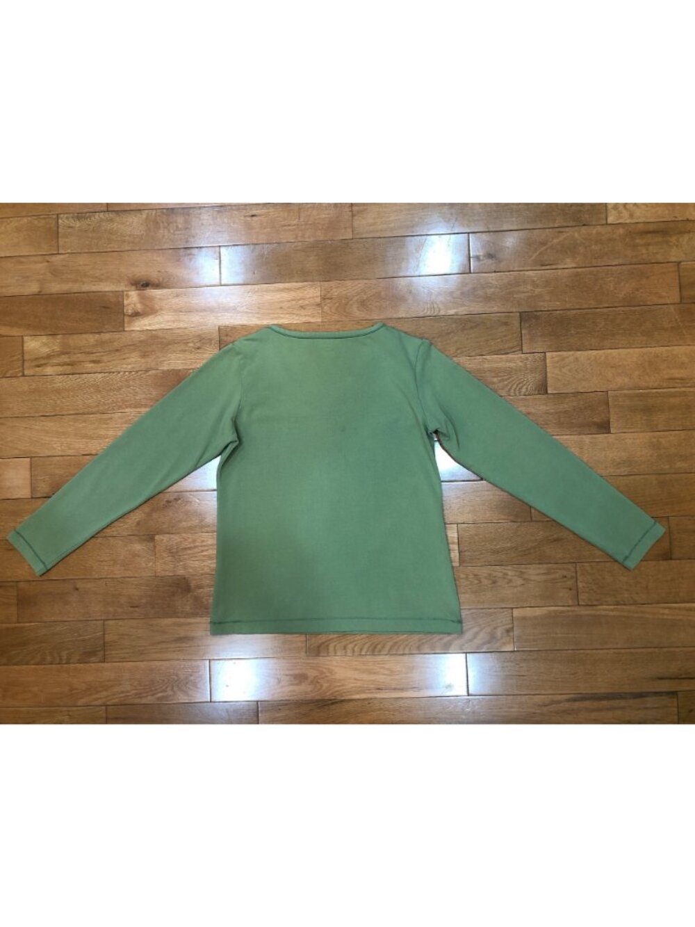 Patagonia Vitaliti Vee Long Sleeve Shirt Women's M Green Organic Cotton Stretch - Picture 8 of 9